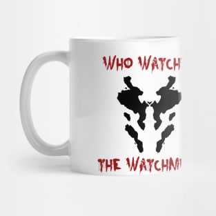 Who watches the watchmen? Watchmen Rorschach Mug